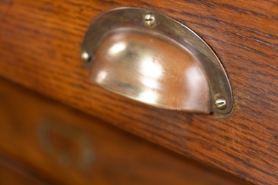 close up of handle